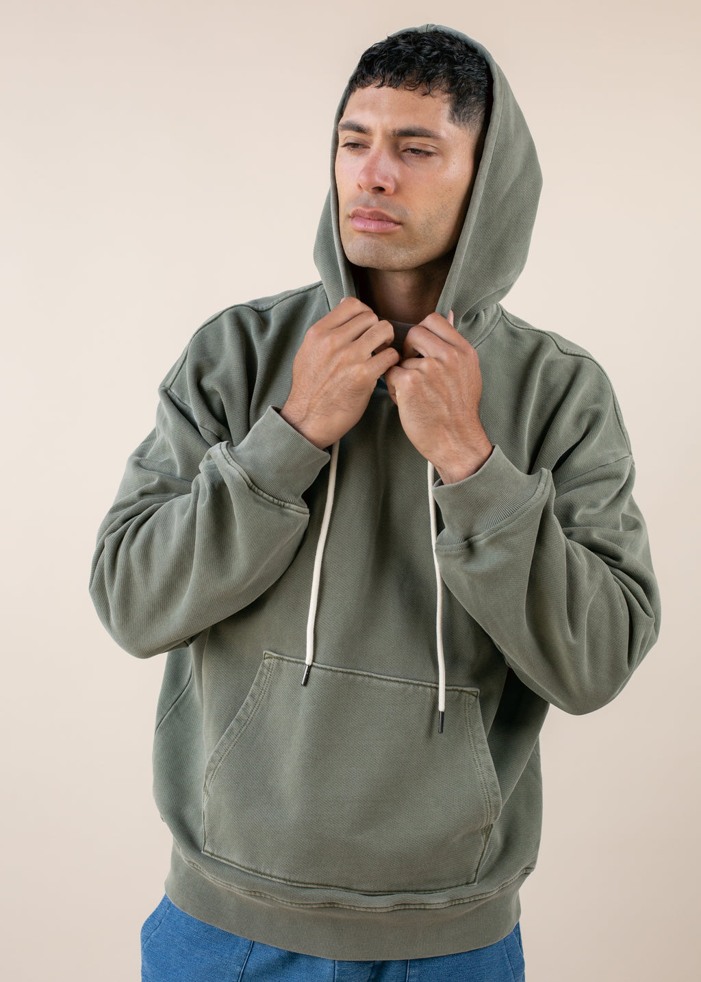 Organic Oversized Fleece Hoodie | glee + co | made in LA