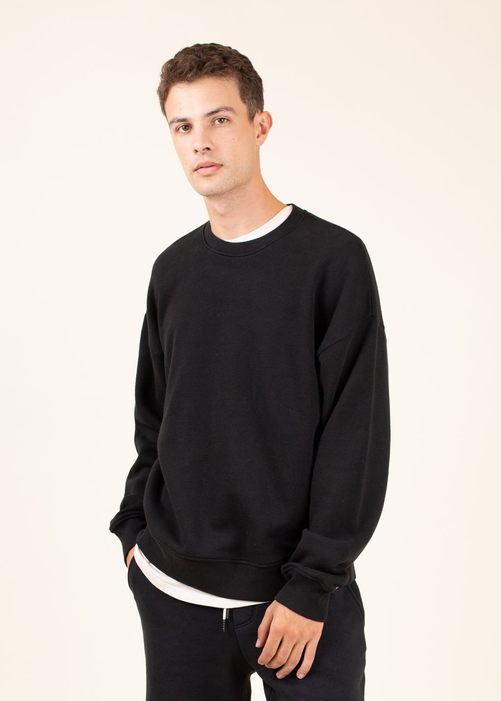 Oversized Fleece Crewneck | glee + co | responsibly made in LA